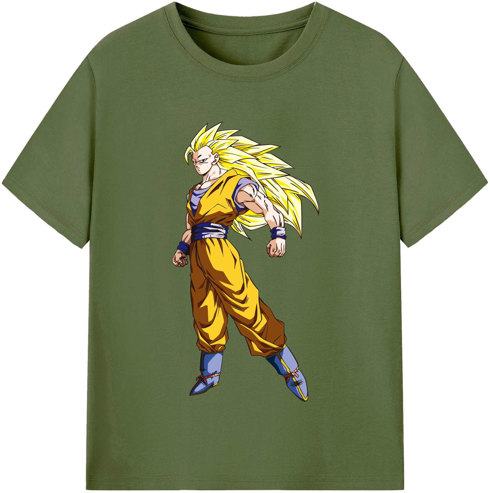 （画像用） ドラゴンボール 孫悟空（そん ごくう）Son Goku カカロット DRAGON BALL Kakarotto 綿100％半袖Tシャツ（フロントプリント）